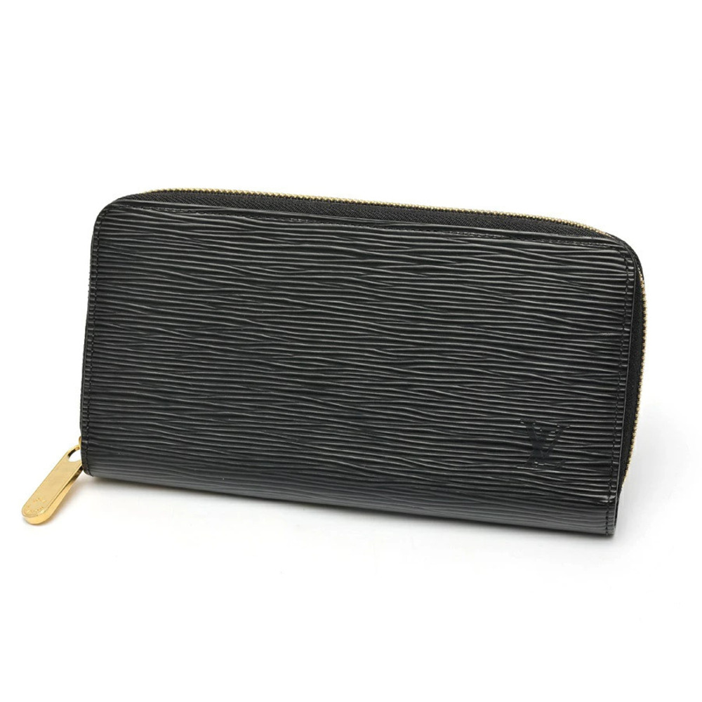 Louis Vuitton Zippy Wallet Round Epi Leather Noir Black